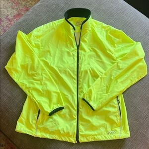 Asics High-Visibility Neon Yellow Running Jacket